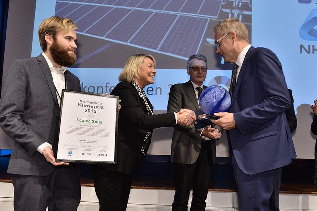 Scatec Solar vinner av Næringslivets klimapris 2015