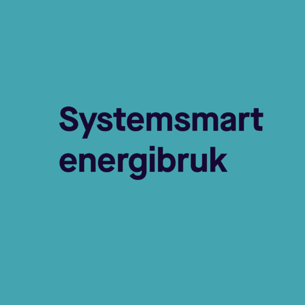 Systemsmart energibruk: Fremtiden er nokså elektrisk - ZERO